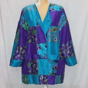 Chiara 100% Silk Large Jacket